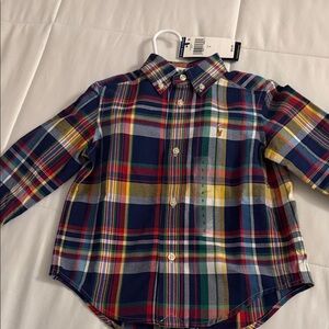 Ralph Lauren Kids Plaid Shirt - Blue, Red, Yellow